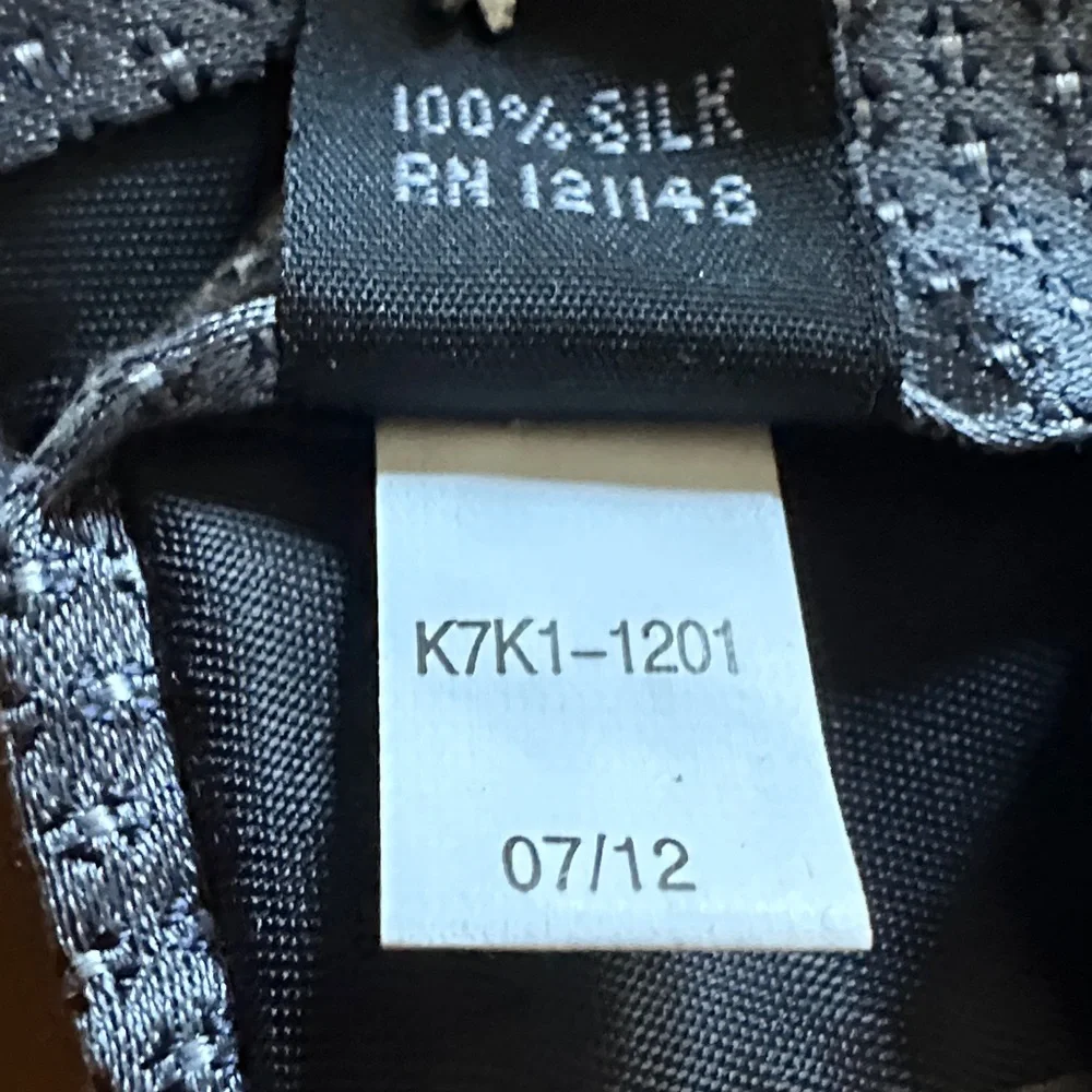 Calvin Klein Light Gray Tie with Micro Dot Pattern